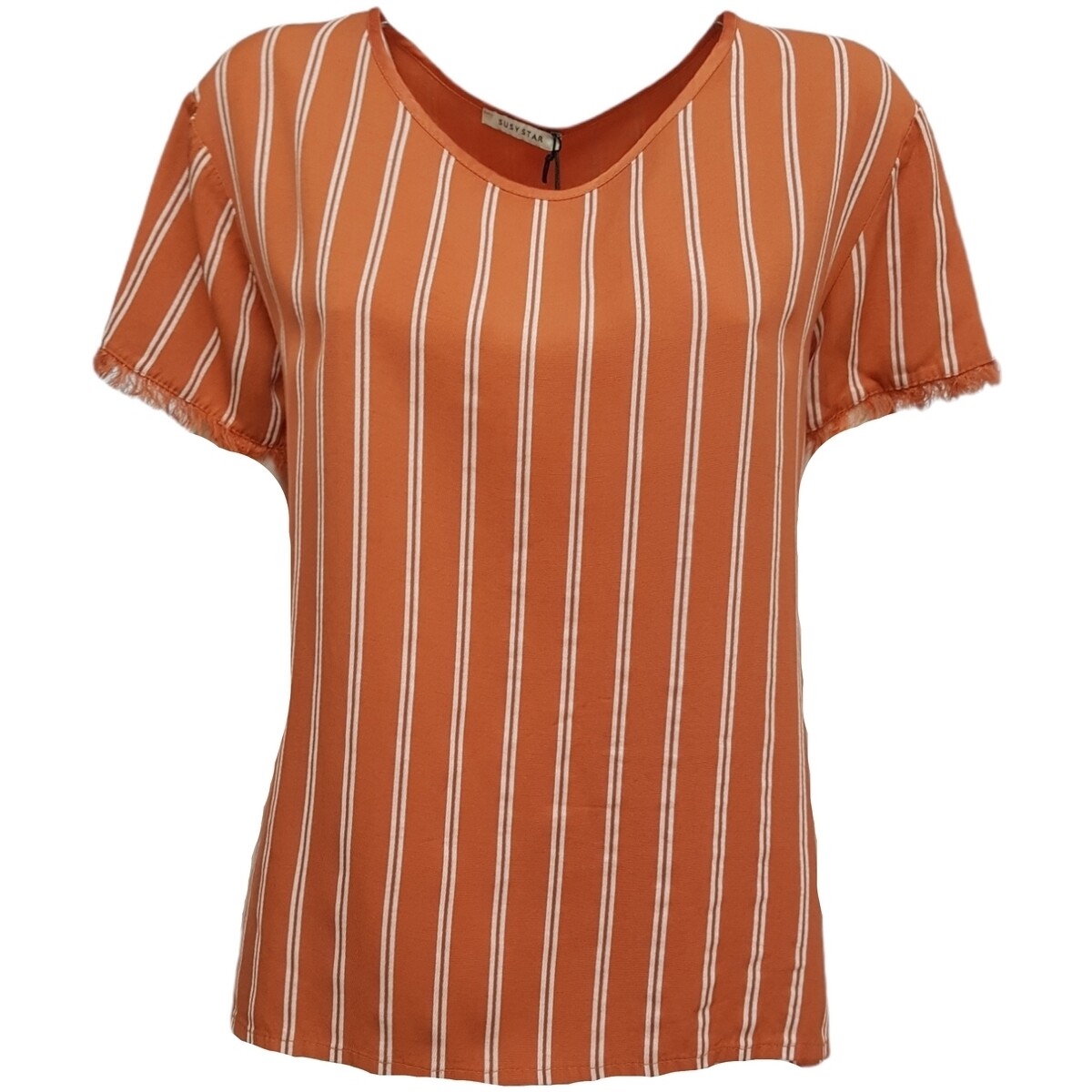 Kleidung Damen T-Shirts Susymix STF5146B Orange