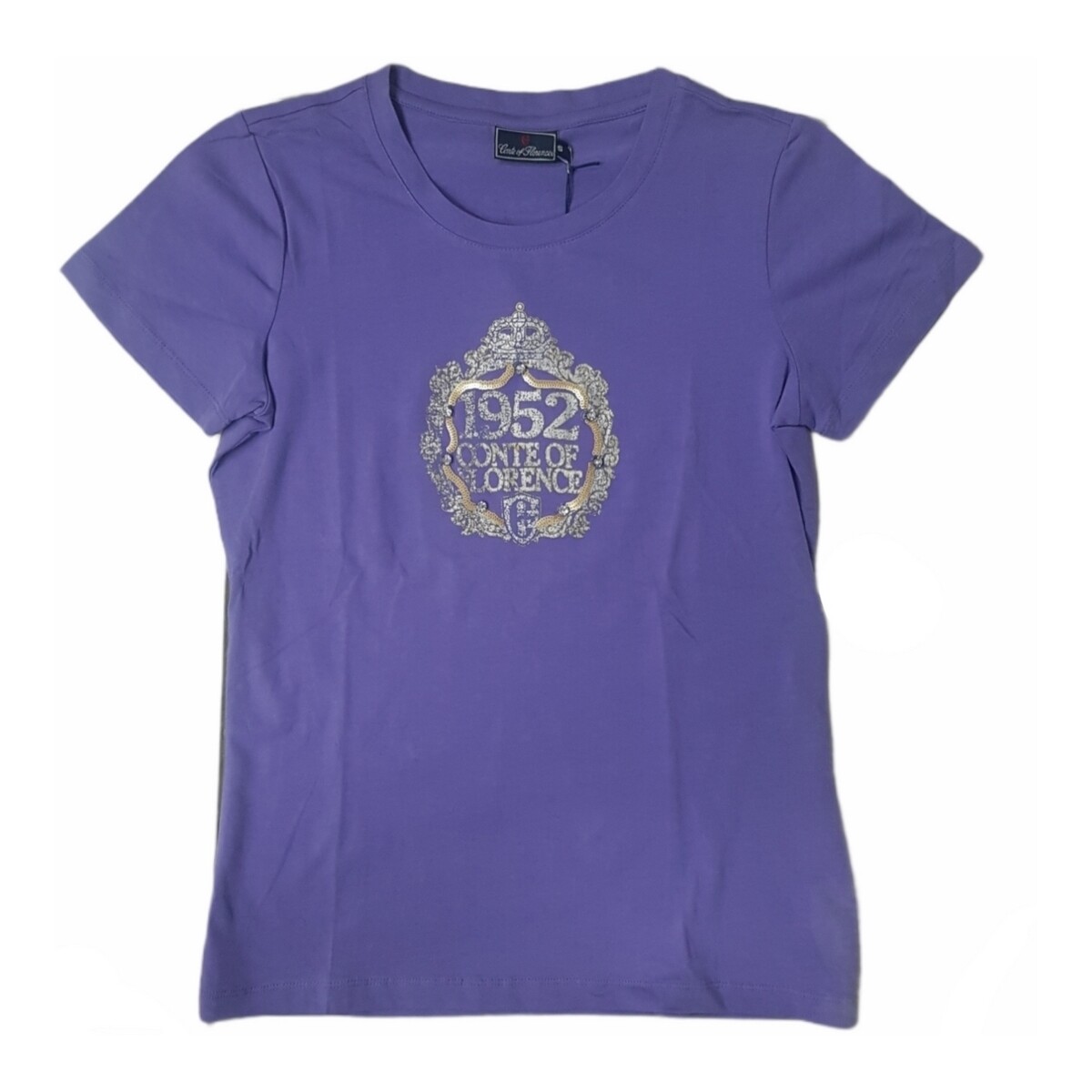 Kleidung Damen T-Shirts Conte Of Florence 04AABS Violett