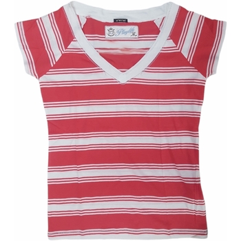 Kleidung Damen T-Shirts Playlife 3EL1E17RC Rot