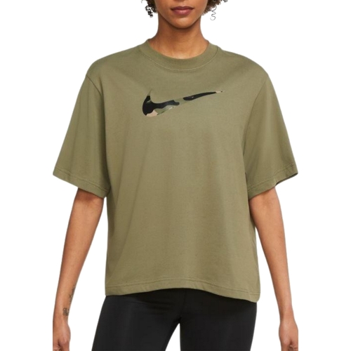 Kleidung Damen T-Shirts Nike DJ1745 Grün