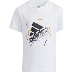 Kleidung Jungen T-Shirts adidas Originals H40274 Weiss