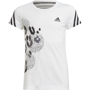 Kleidung Mädchen T-Shirts adidas Originals H26605 Weiss