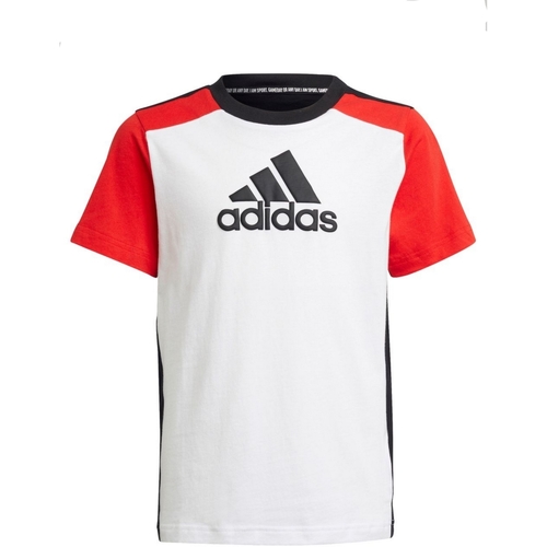 Kleidung Jungen T-Shirts adidas Originals H28890 Weiss