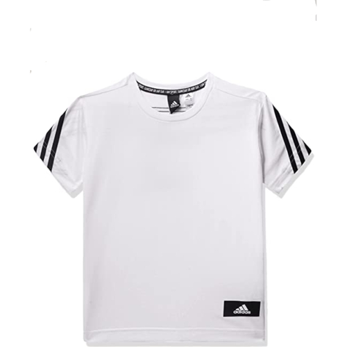 Kleidung Jungen T-Shirts adidas Originals H26629 Weiss