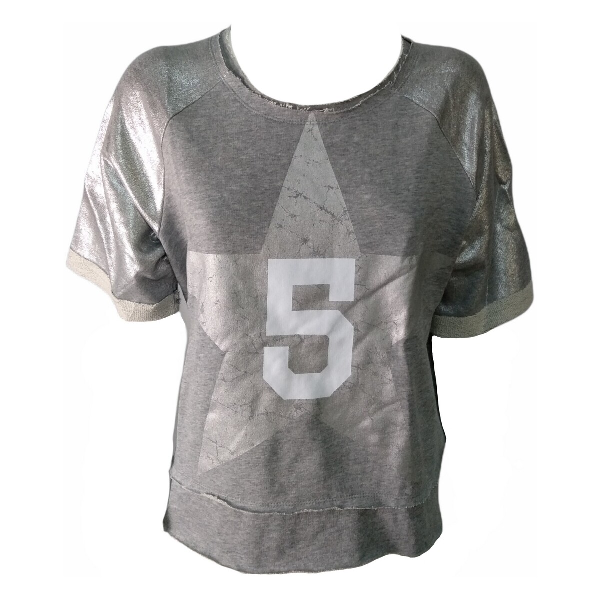 Kleidung Damen T-Shirts Dimensione Danza 6C135F137 Grau