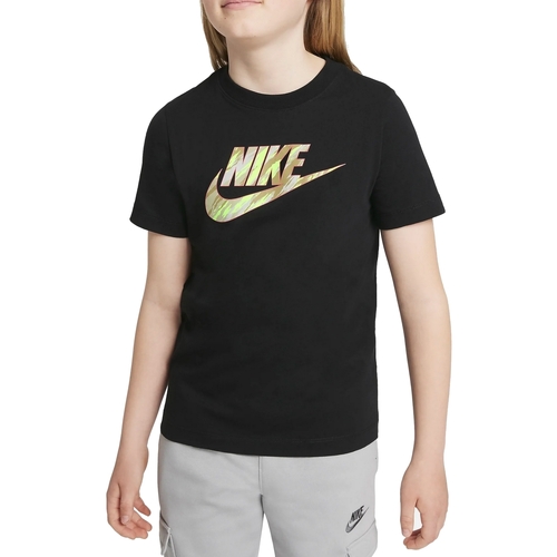Kleidung Jungen T-Shirts Nike DJ6618 Schwarz