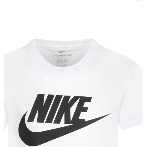 Kleidung Jungen T-Shirts Nike 8U7065 Weiss