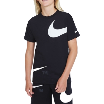 Kleidung Jungen T-Shirts Nike DJ6616 Schwarz