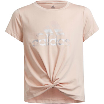 Kleidung Mädchen T-Shirts adidas Originals H26610 Rosa