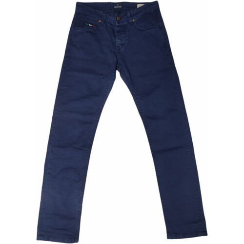 Kleidung Herren 5-Pocket-Hosen Playlife 4Z5G67F3C Blau