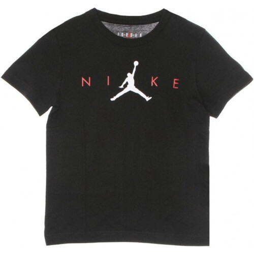 Kleidung Jungen T-Shirts Nike 95A740 Schwarz