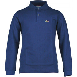 Kleidung Jungen Langärmelige Polohemden Lacoste L1912 Blau