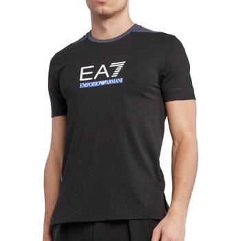 Kleidung Herren T-Shirts Emporio Armani EA7 3LPT22-PJAMZ Schwarz