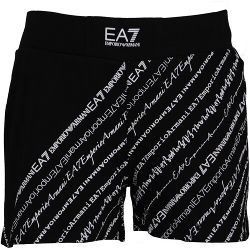 Kleidung Damen Shorts / Bermudas Emporio Armani EA7 3LTS56-TJ3PZ Schwarz
