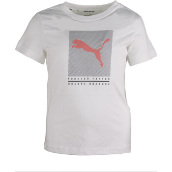 Kleidung Jungen T-Shirts Puma 846993 Weiss