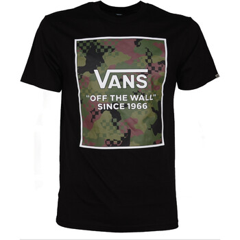 Kleidung Jungen T-Shirts Vans VN0A5HO6 Schwarz