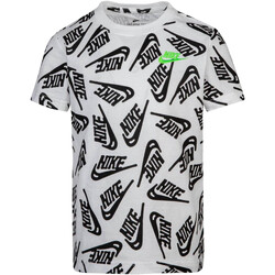 Kleidung Jungen T-Shirts Nike 86I405 Weiss