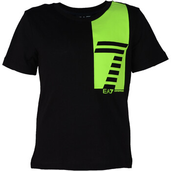 Kleidung Jungen T-Shirts Emporio Armani EA7 3LBT61-BJ02Z Schwarz