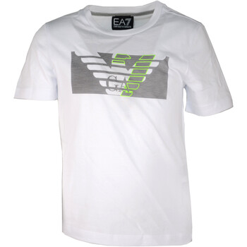 Kleidung Jungen T-Shirts Emporio Armani EA7 3LBT60-BJ02Z Weiss