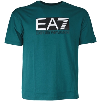 Kleidung Jungen T-Shirts Emporio Armani EA7 3LBT58-BJ02Z Grün