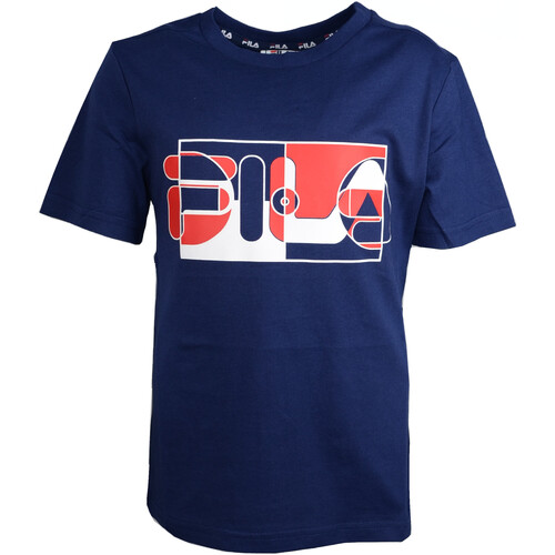 Kleidung Jungen T-Shirts Fila FAT0103 Blau