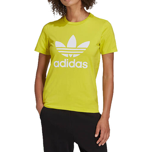 Kleidung Damen T-Shirts adidas Originals HE6872 Gelb