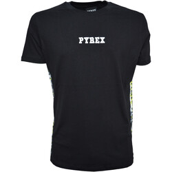 Kleidung Herren T-Shirts Pyrex 22EPB43 Schwarz