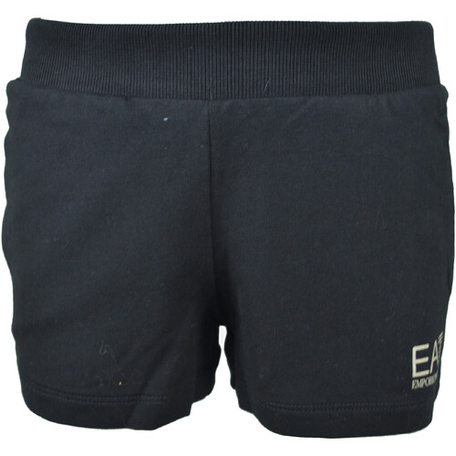 Kleidung Mädchen Shorts / Bermudas Emporio Armani EA7 3LFS51-FJCQZ Schwarz