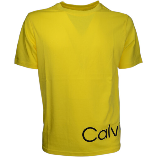 Kleidung Herren T-Shirts Calvin Klein Jeans 00GMS2K111 Gelb
