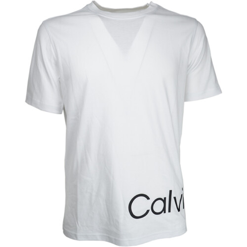 Kleidung Herren T-Shirts Calvin Klein Jeans 00GMS2K111 Weiss