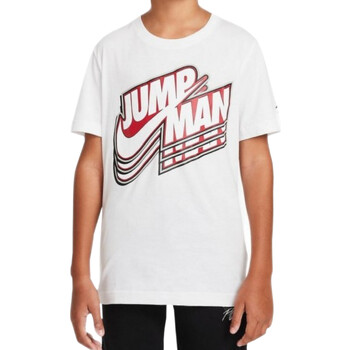Kleidung Jungen T-Shirts Nike 95A988 Weiss