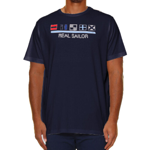 Kleidung Herren T-Shirts Max Fort 35820 Blau