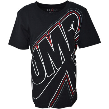 Kleidung Jungen T-Shirts Nike 95B566 Schwarz