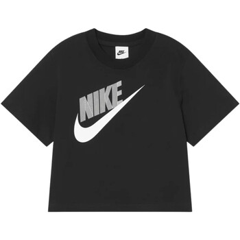 Kleidung Mädchen T-Shirts Nike DV0349 Schwarz