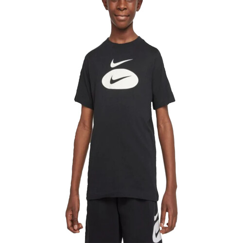 Kleidung Jungen T-Shirts Nike DO1808 Schwarz