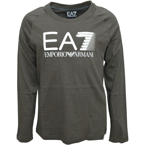 Kleidung Jungen T-Shirts Emporio Armani EA7 6LBT54-BJ02Z Grün