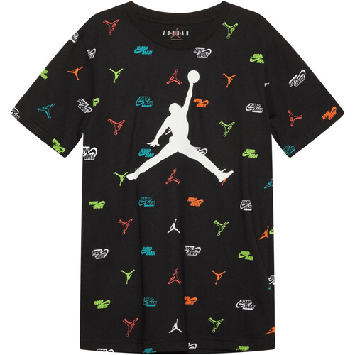 Kleidung Jungen T-Shirts Nike 95B825 Schwarz