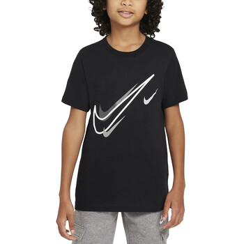 Kleidung Jungen T-Shirts Nike DX2297 Schwarz