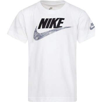Kleidung Jungen T-Shirts Nike 86J673 Weiss