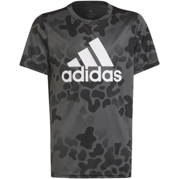 Kleidung Jungen T-Shirts adidas Originals HG6830 Schwarz