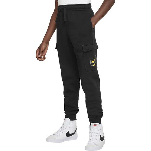 Kleidung Jungen Jogginghosen Nike DX2299 Schwarz