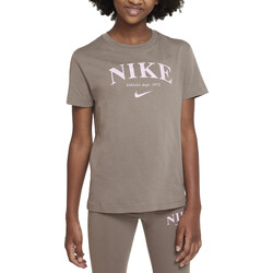 Kleidung Mädchen T-Shirts Nike DV6137 Grau