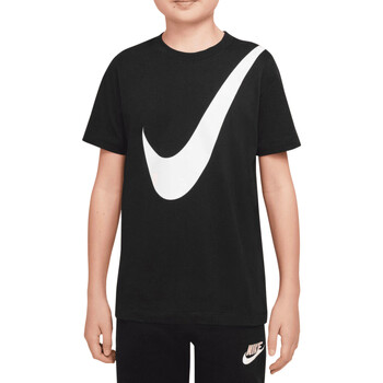 Kleidung Jungen T-Shirts Nike DX1195 Schwarz