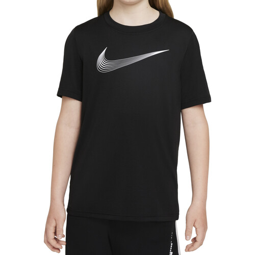 Kleidung Jungen T-Shirts Nike DM8535 Schwarz
