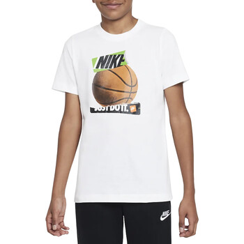 Kleidung Jungen T-Shirts Nike DR9679 Weiss