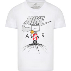 Kleidung Jungen T-Shirts Nike 86K607 Weiss