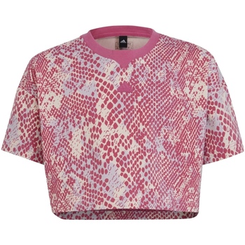 Kleidung Mädchen T-Shirts adidas Originals HR5829 Rosa