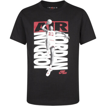 Kleidung Jungen T-Shirts Nike 95C187 Schwarz