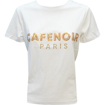 Kleidung Damen T-Shirts Café Noir JT0119 Weiss