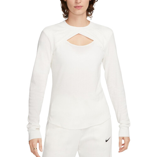 Kleidung Damen Langarmshirts Nike DV8214 Weiss